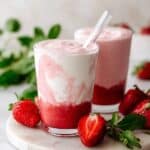 Strawberry Skin Glaze Smoothie (Erewhon Hailey Bieber Smoothie) Recipe