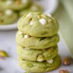 Pistachio Pudding Cookies with White Chocolate Chips Recipe