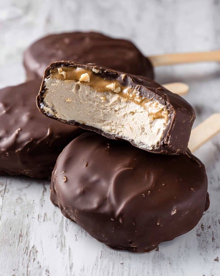 Chocolate Peanut Butter Frozen Greek Yogurt Bars Recipe