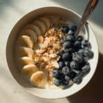 High Protein Yogurt Bowl with Fruits, Nuts, and Chia Seeds Recipe
