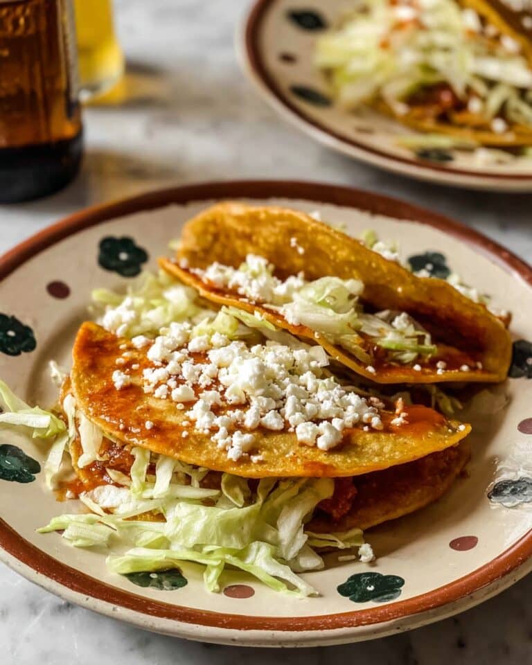 Cheesy Potato Tacos (Tacos de Papa) Recipe