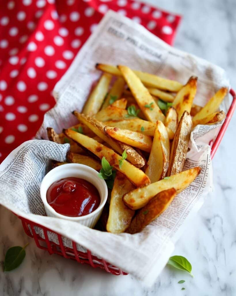 Easy Oven Baked French Fries Recipe