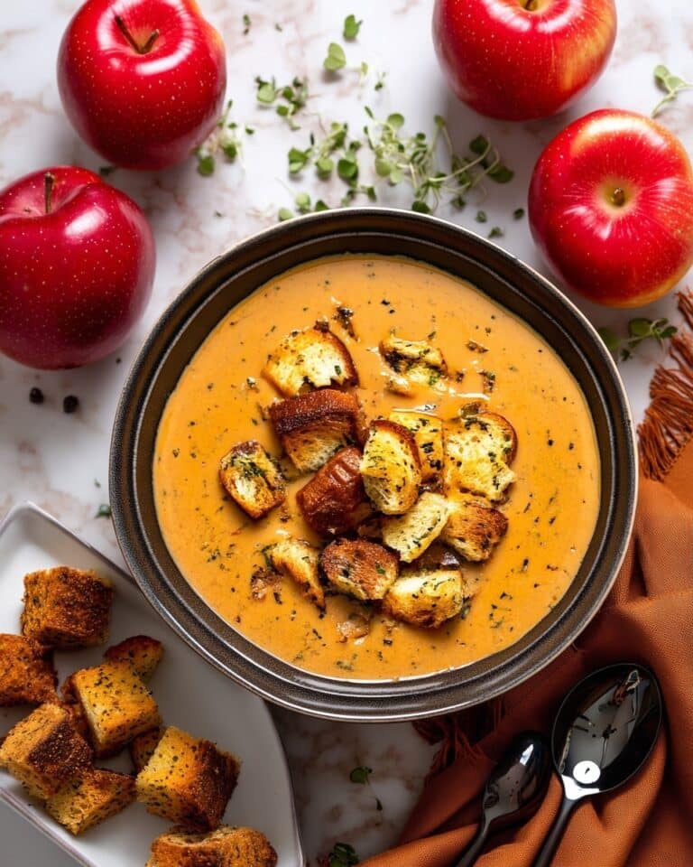 Creamy Roasted Apple Pumpkin Soup Recipe