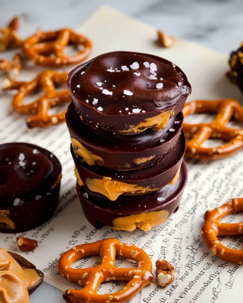 No Bake Peanut Butter Pretzel Date Bites Recipe