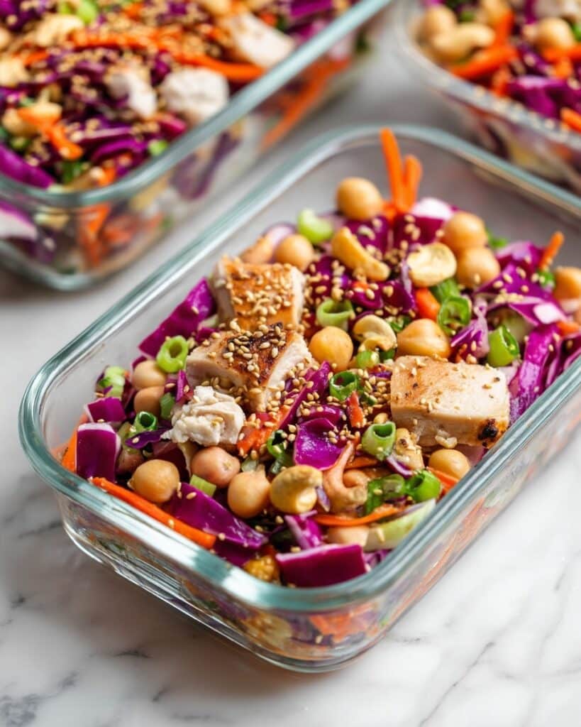 Sesame Chicken and Chickpea Salad Recipe