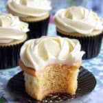 Easy Almond Cupcakes with Almond Buttercream Recipe
