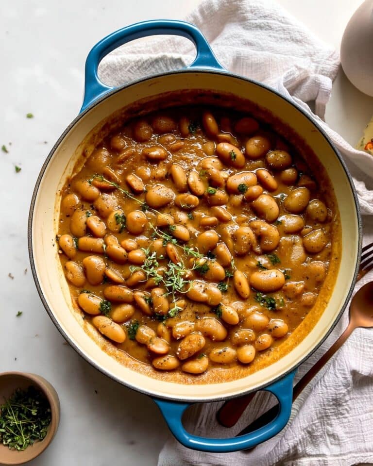 French Onion Butter Beans Recipe