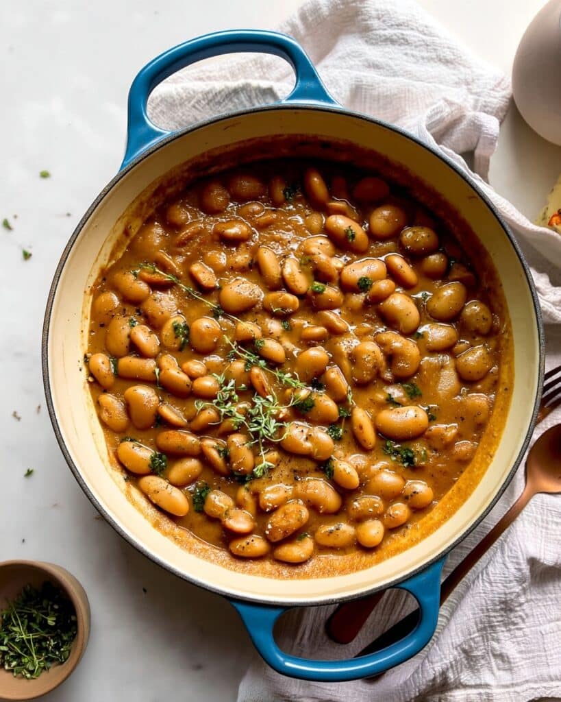 French Onion Butter Beans Recipe