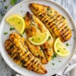 Air Fryer Tilapia with Lemon Butter Garlic Sauce Recipe