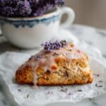 Caramelized Peach and Lavender Scones Recipe