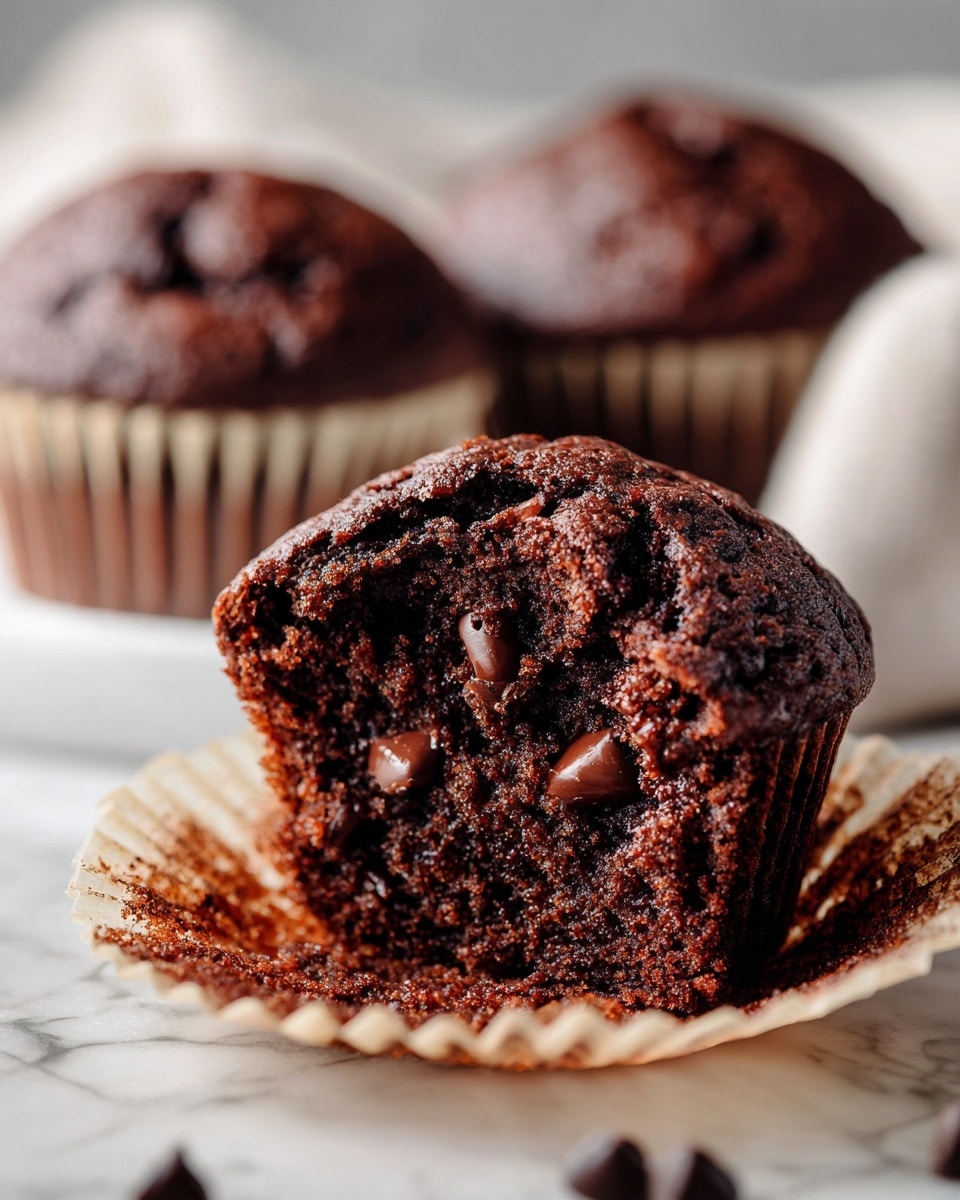 Moist Beetroot Chocolate Muffins Recipe
