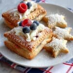 Patriotic Red White and Blue Pastries Recipe