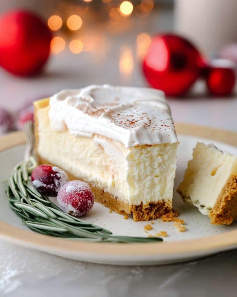 Eggnog Cheesecake Recipe