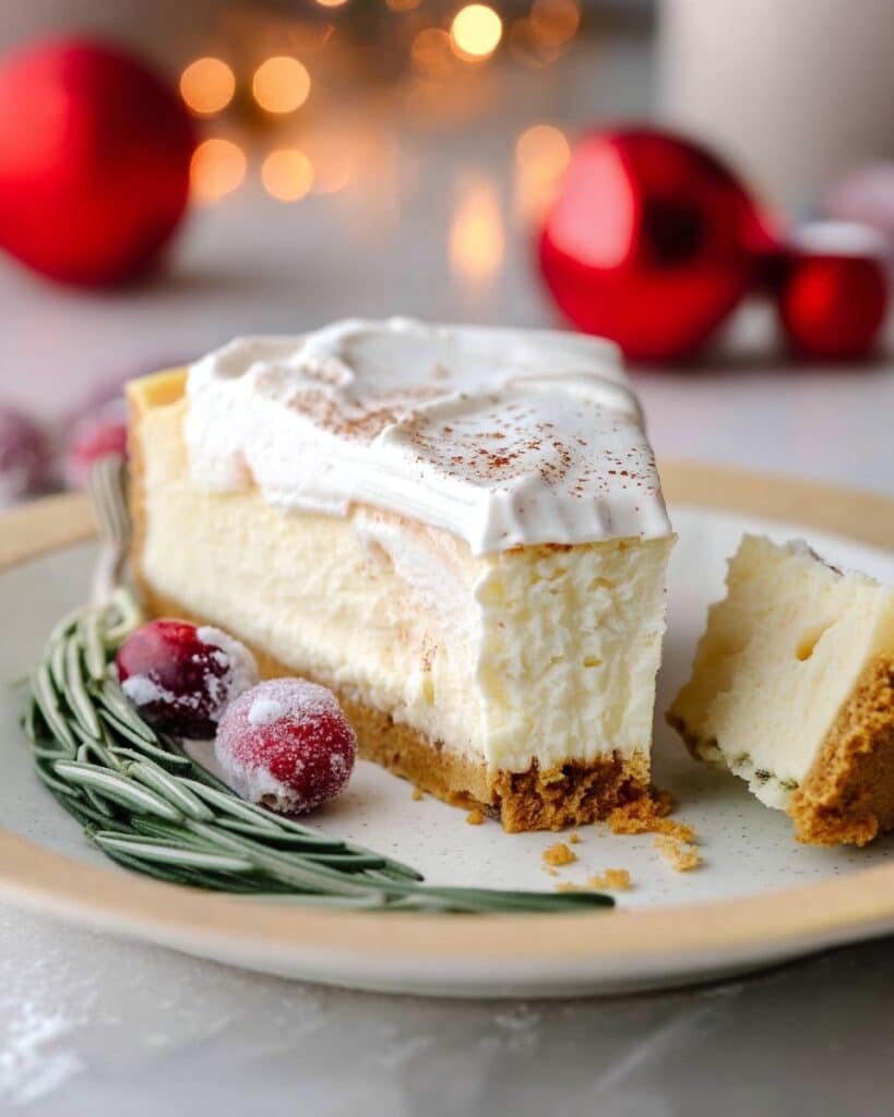 Eggnog Cheesecake Recipe