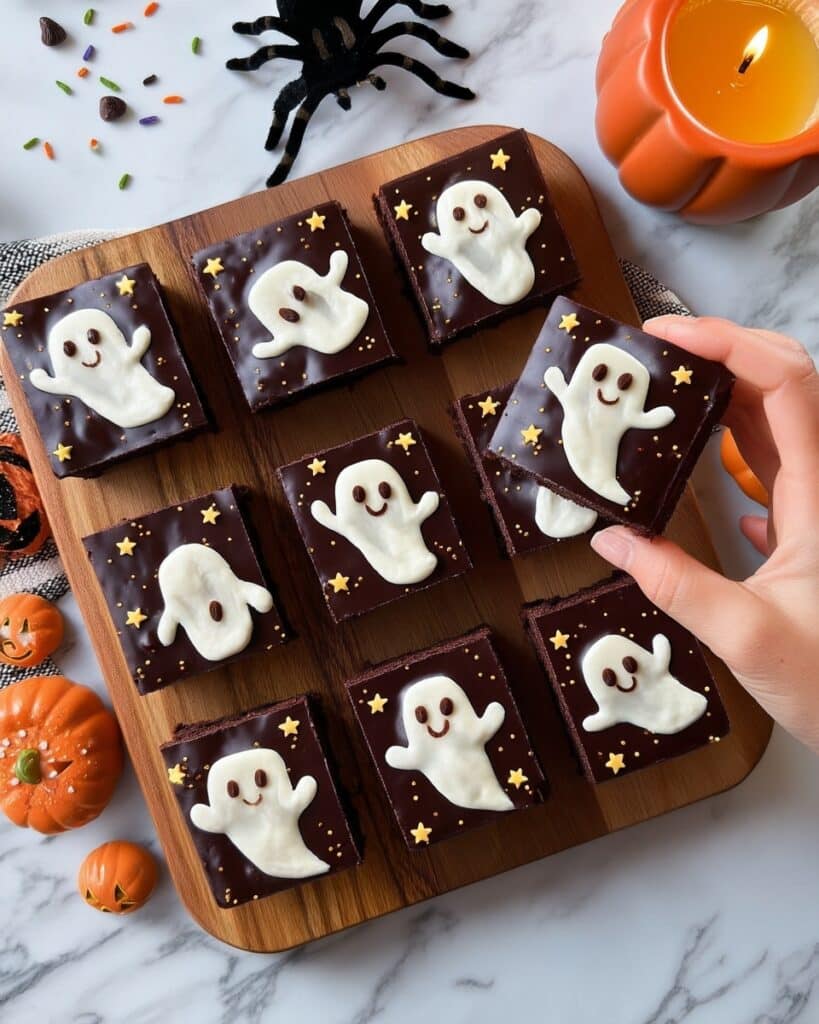 Fudgy Ghost Brownies Recipe