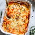 Sweet Potato Au Gratin (Creamy and Cheesy Holiday Side) Recipe