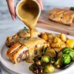 Vegan Wellington with Mushroom and Lentil Filling Recipe