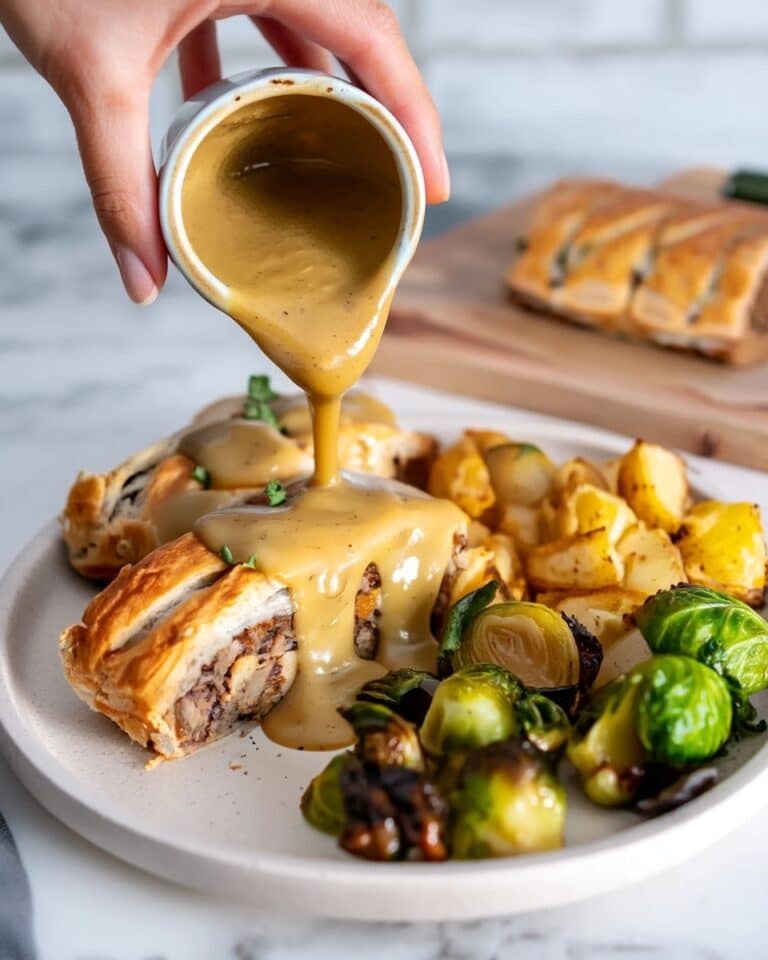 Vegan Wellington with Mushroom and Lentil Filling Recipe