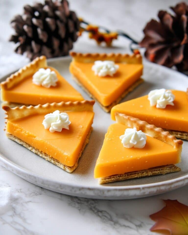 Cheese & Cracker Pumpkin Pie Recipe
