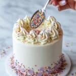 Mini Vanilla Cake with Vanilla Buttercream Frosting Recipe