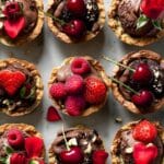 Healthier Vegan Chocolate Chip Cookie Cups with Oatmeal and Hazelnuts Recipe