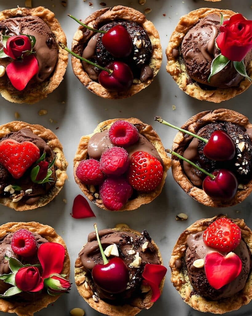 Healthier Vegan Chocolate Chip Cookie Cups with Oatmeal and Hazelnuts Recipe