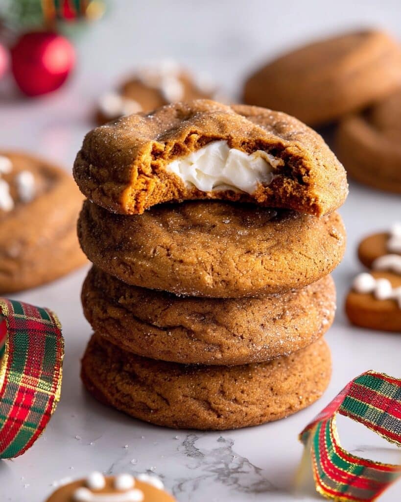 Gingerbread Cheesecake Cookies Recipe