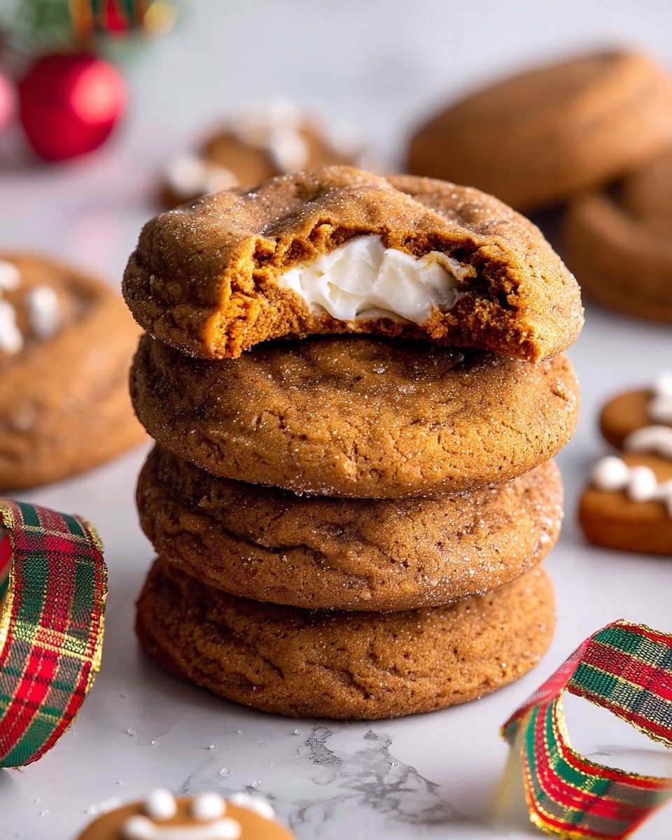 Gingerbread Cheesecake Cookies Recipe