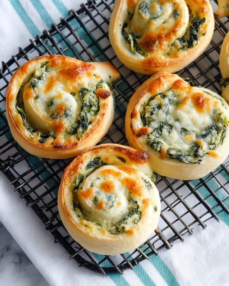 Spinach & Artichoke Dip Pinwheels Recipe