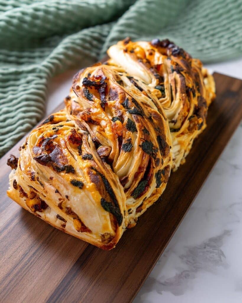 Feta and Spinach Filo Twist Recipe