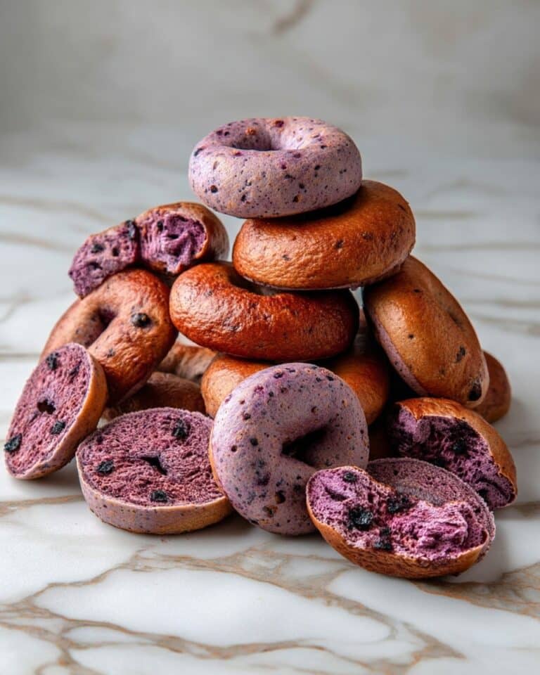 Homemade Blueberry Bagels Recipe