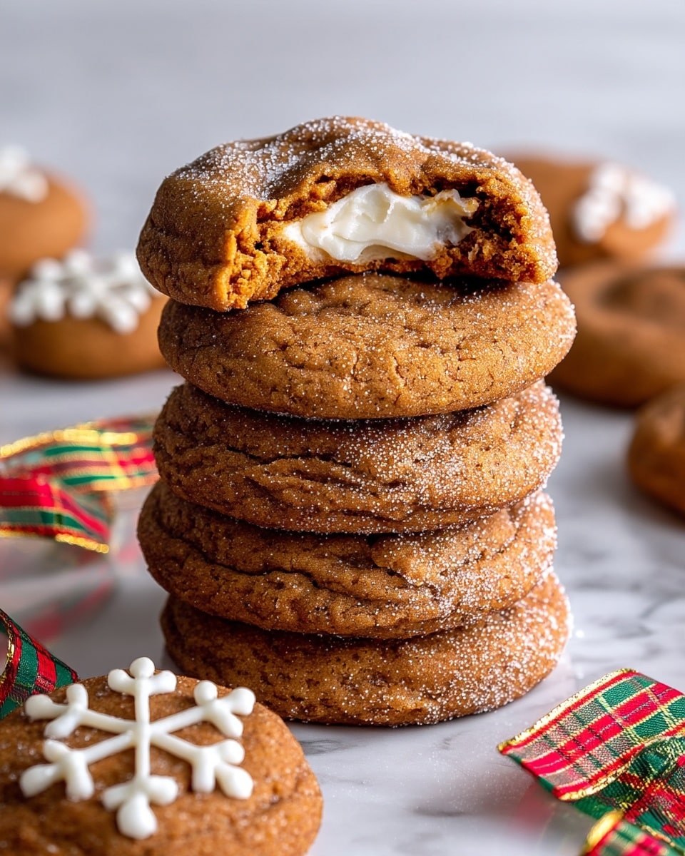 Gingerbread Cheesecake Cookies Recipe