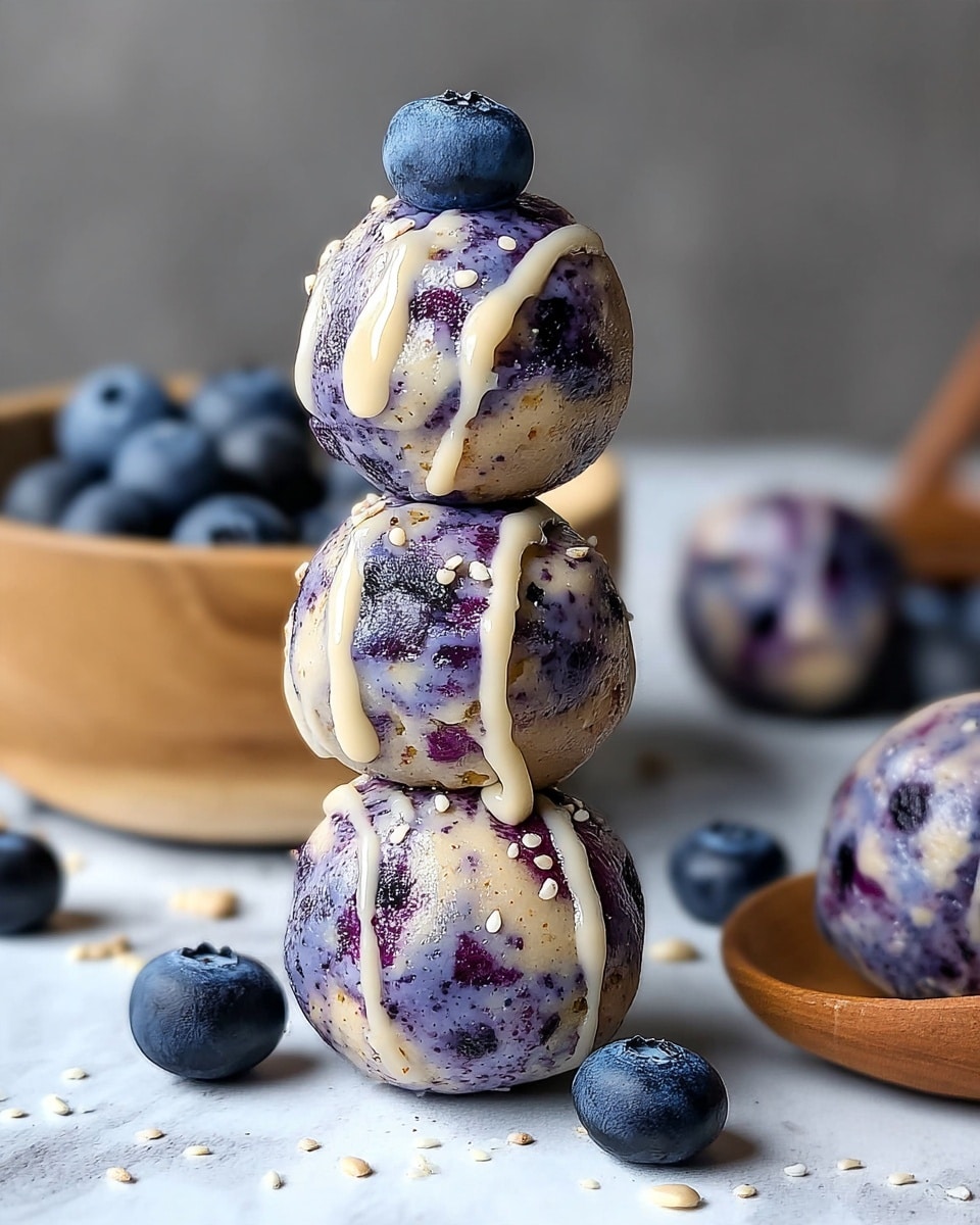 Blueberry Cheesecake Protein Bites Recipe