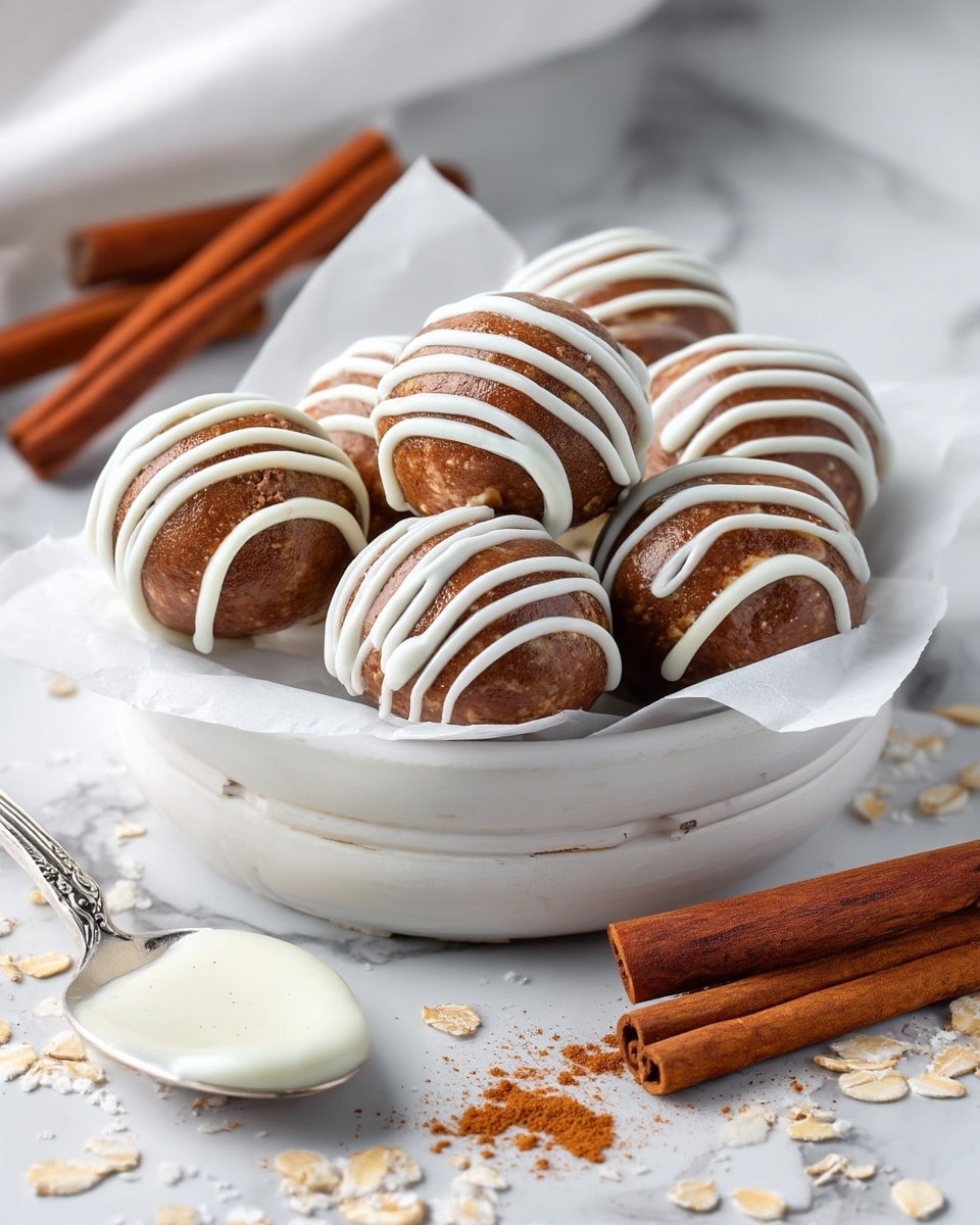 Cinnamon Roll Energy Bites Recipe