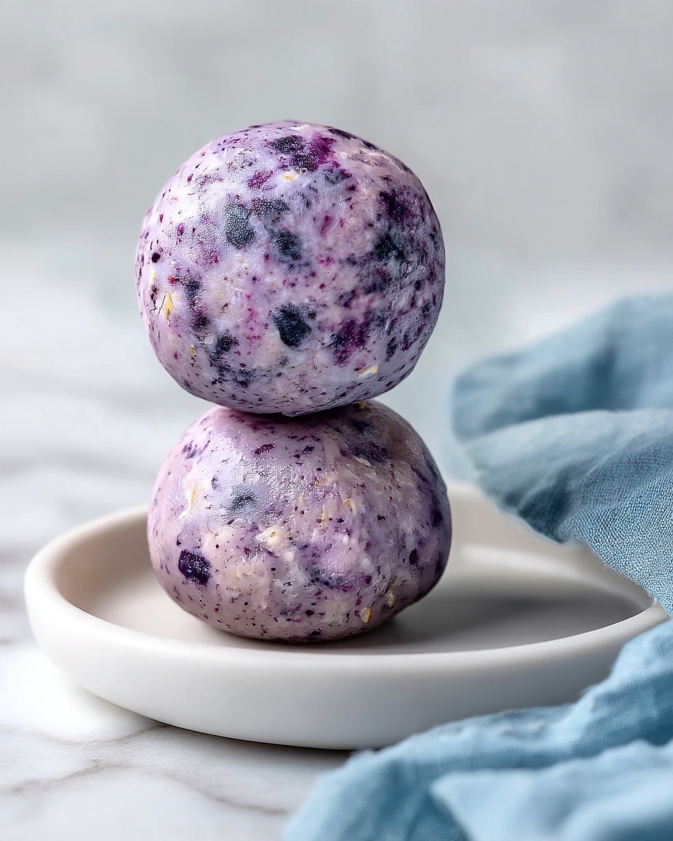 Healthy Blueberry Protein Balls Recipe