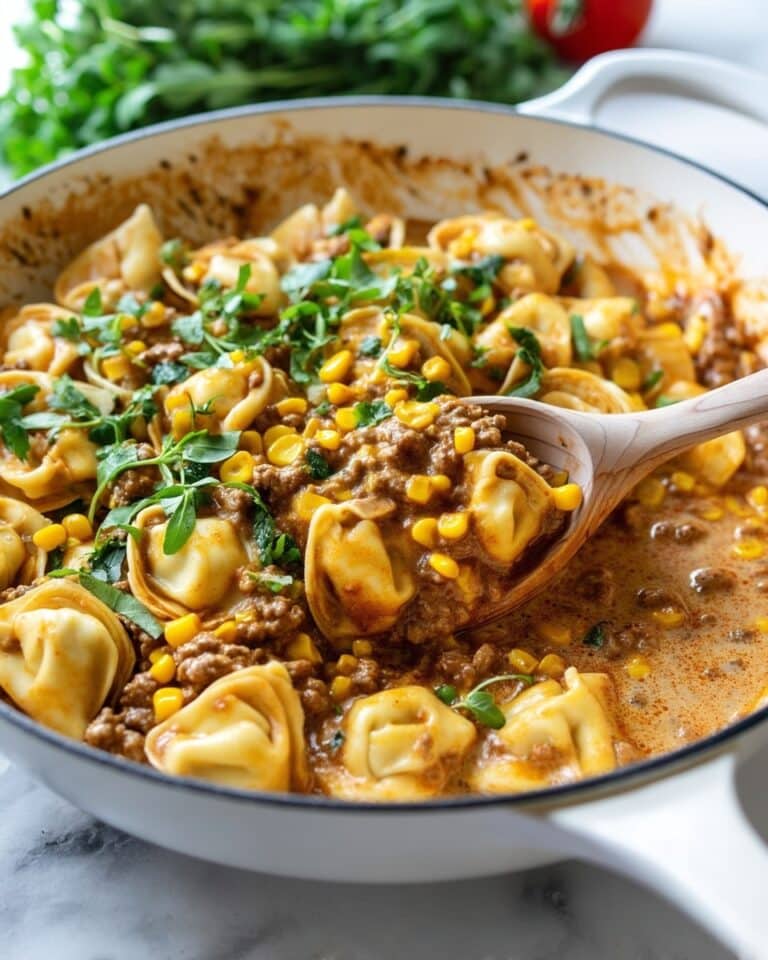 Beefy Enchilada Tortellini Recipe