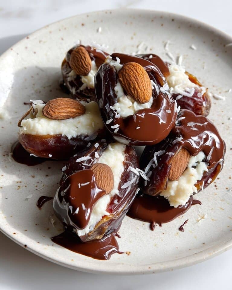 Almond Joy Stuffed Dates: Vegan, Gluten-Free, Paleo, and Refined Sugar-Free Recipe