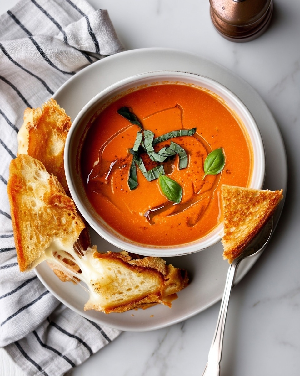 Creamy Tomato Cheddar Soup Recipe