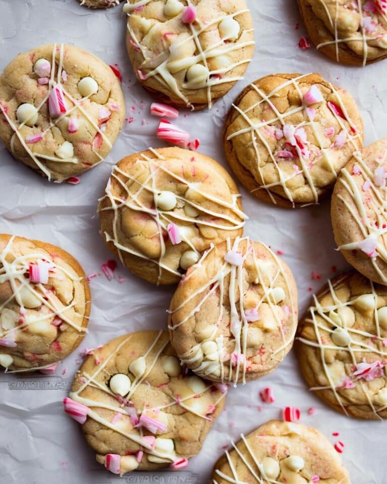 Peppermint White Chocolate Cookies Recipe
