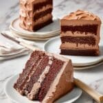 Decadent Chocolate Cake with Rich Chocolate Frosting Recipe