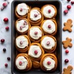 Overnight Gingerbread Cinnamon Rolls Recipe