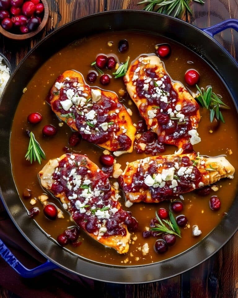 Cranberry Feta Chicken Bake Recipe