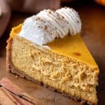 Creamy Pumpkin Cheesecake with Spiced Graham Cracker Crust Recipe