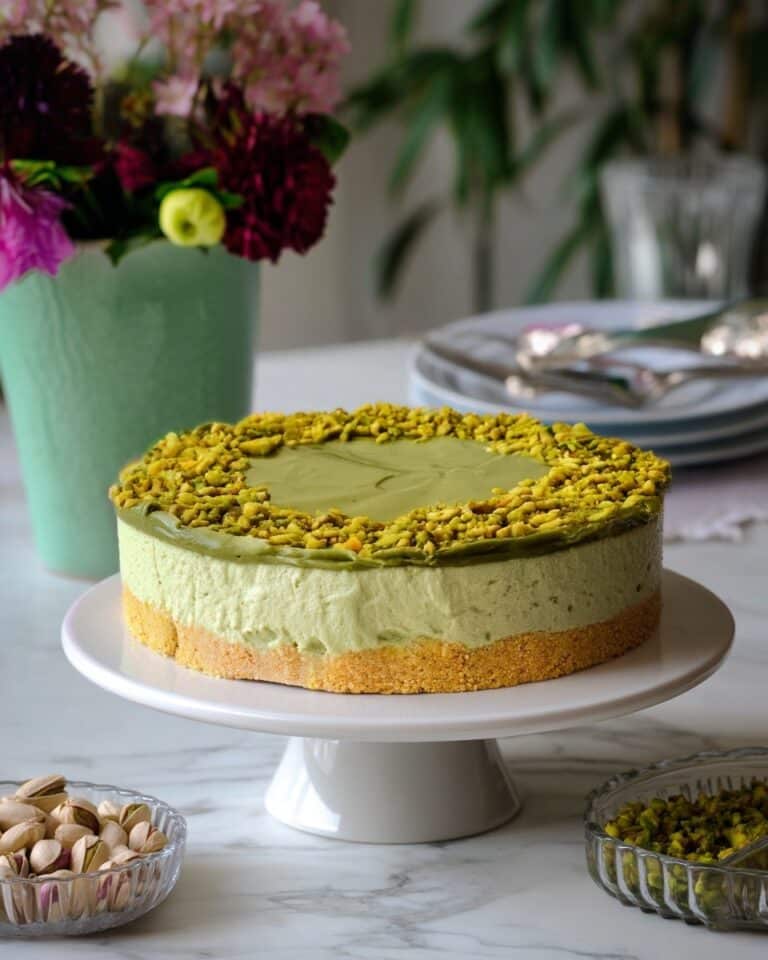 Pistazien-Cheesecake ohne Backen Recipe