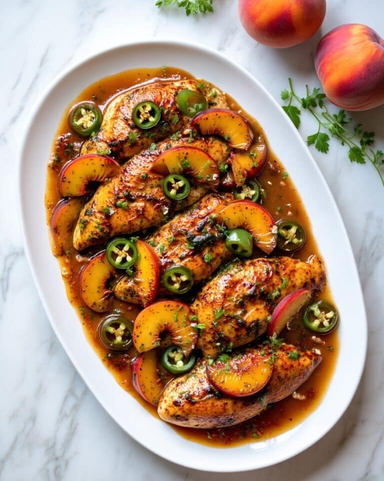 Jalapeño Peach Chicken Recipe