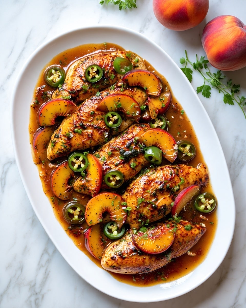 Jalapeño Peach Chicken Recipe