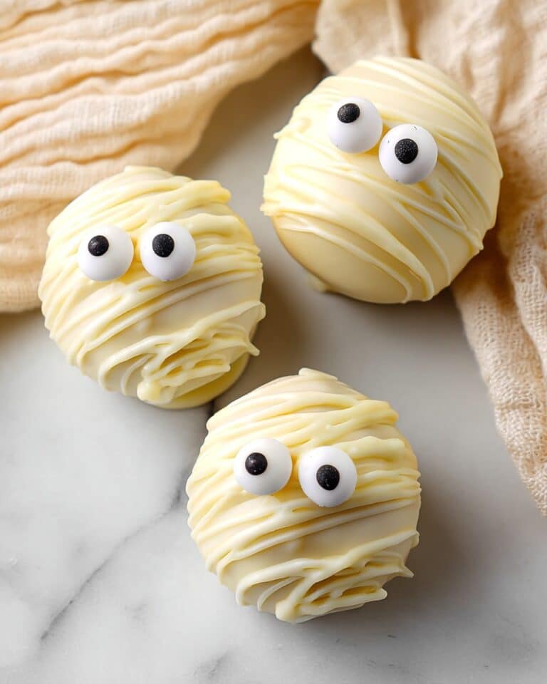 Mummy Oreo Balls: No-Bake Halloween Treats Recipe