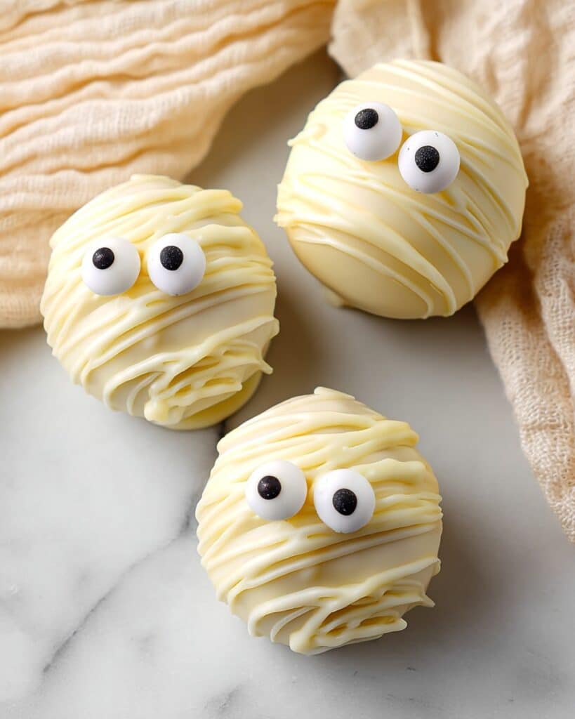 Mummy Oreo Balls: No-Bake Halloween Treats Recipe