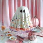 Adorable Ghost Cake with Sprinkles Recipe