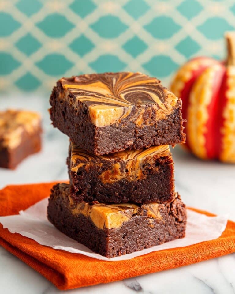 Easy Pumpkin Cheesecake Brownies Recipe